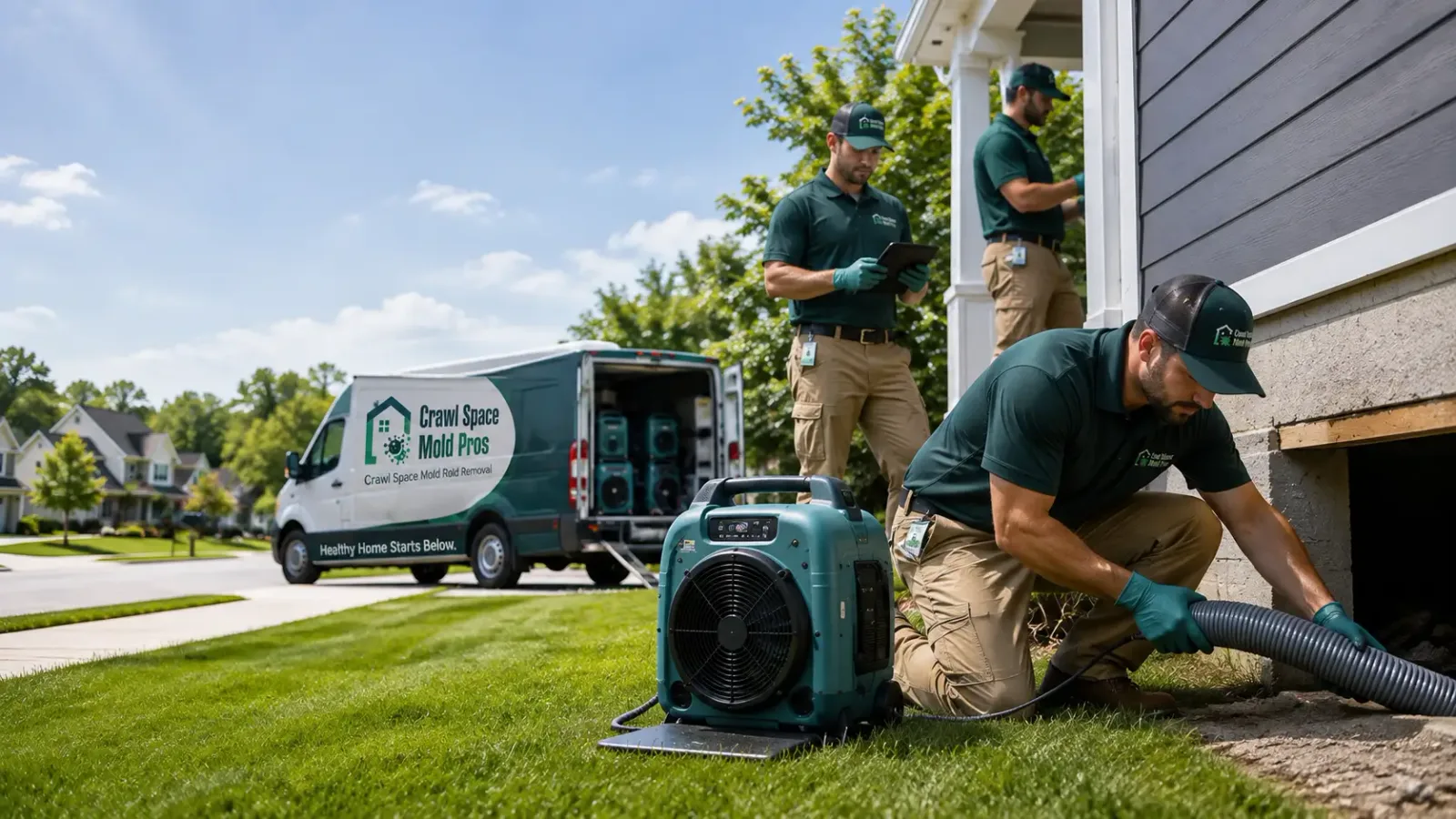 Crawl Space Mold Removal in Jeffrey City, WY